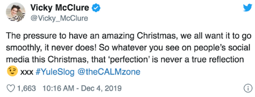 Christmas Isn't Always The Most Wonderful Time Of Year Vicky McClure